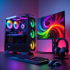 gaming setup affordable gaming pc bundle
