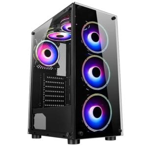 ASC Gaming PC - AMD Ryzen 5 4500, NVIDIA GeForce RTX 5060 8GB, 16GB RAM, 512GB SSD, 550W PSU, Windows 11 Pro, Wi-Fi
