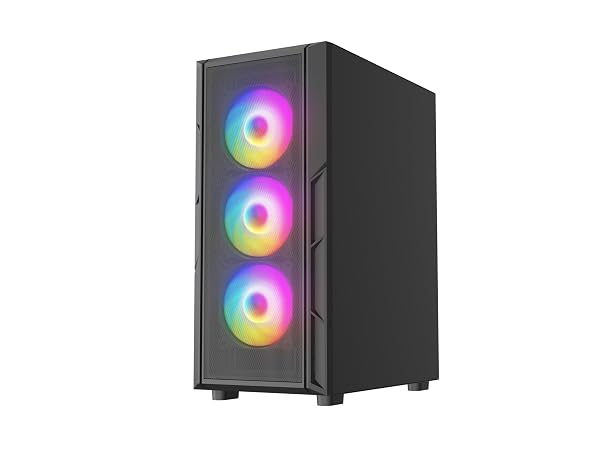 ASC Gaming PC Bundle: AMD Ryzen 5 5500, 16GB RAM, 1TB SSD NVME, GT730 4GB Graphics, Windows 11, 22" Monitor, Black RGB 6 Fan Mesh Gaming Case. 4 ASC Gaming PC Bundle: AMD Ryzen 5 5500, 16GB RAM, 1TB SSD NVME, GT730 4GB Graphics, Windows 11, 22" Monitor, Black RGB 6 Fan Mesh Gaming Case. - Image 4