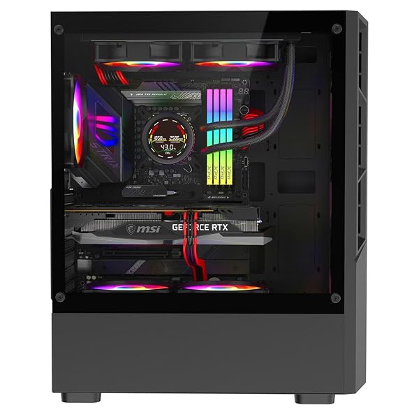 ASC Gaming PC Bundle: AMD Ryzen 5 5500, 16GB RAM, 1TB+256GB SSD, GT730 2GB Graphics, 22" Monitor, Windows 11, Black RGB 6 Fan Glass Gaming Case 5 ASC Gaming PC Bundle: AMD Ryzen 5 5500, 16GB RAM, 1TB+256GB SSD, GT730 2GB Graphics, 22" Monitor, Windows 11, Black RGB 6 Fan Glass Gaming Case - Image 5