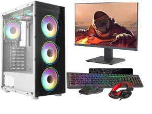 ASC Ryzen 5 5500 GTX 750 white gaming PC UK