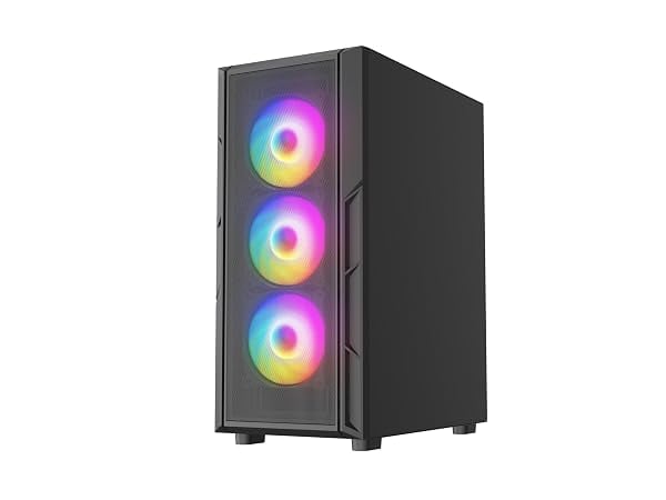 ASC Gaming PC Tower, AMD Ryzen 5 5500, 16GB RAM, 1TB+256GB SSD, RTX3050 6GB Graphics, Windows 11, Black RGB 6 Fan Mesh Gaming Case.. 4 ASC Gaming PC Tower, AMD Ryzen 5 5500, 16GB RAM, 1TB+256GB SSD, RTX3050 6GB Graphics, Windows 11, Black RGB 6 Fan Mesh Gaming Case.. - Image 4
