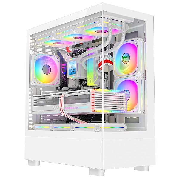 ASC Intel Core i7 Gaming Bundle • GT730 2GB • 16GB RAM • 256GB SSD+1TB HDD • 500W 80+ PSU • White 9Fan Glass RGB Gaming Case • WIFI • Windows 11• 22" Refurbished Monitor • 1 Year Warranty 3 ASC Intel Core i7 Gaming Bundle • GT730 2GB • 16GB RAM • 256GB SSD+1TB HDD • 500W 80+ PSU • White 9Fan Glass RGB Gaming Case • WIFI • Windows 11• 22" Refurbished Monitor • 1 Year Warranty - Image 3