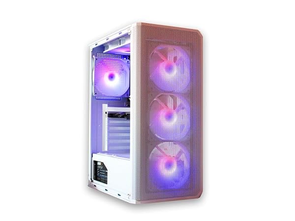 ASC Intel Core i7 Gaming Tower • GT1030 2GB Graphics Card • 16GB RAM • 128GB SSD+500GB HDD • 500W 80+ PSU • White 6 Fan RGB Gaming Case • WIFI • Windows 11 1 ASC Intel Core i7 Gaming Tower • GT1030 2GB Graphics Card • 16GB RAM • 128GB SSD+500GB HDD • 500W 80+ PSU • White 6 Fan RGB Gaming Case • WIFI • Windows 11
