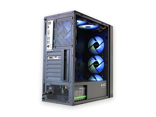 ASC Intel Core i7 Gaming Tower • GT730 2GB Graphics Card • 16GB RAM • 128GB SSD+500GB HDD • 500W 80+ PSU • Black 6 Fan RGB Gaming Case • WIFI • Windows 11 3 ASC Intel Core i7 Gaming Tower • GT730 2GB Graphics Card • 16GB RAM • 128GB SSD+500GB HDD • 500W 80+ PSU • Black 6 Fan RGB Gaming Case • WIFI • Windows 11 - Image 3