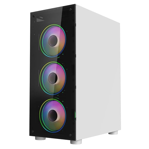 ASC Intel Core i7 Gaming Tower • GT730 2GB Graphics Card • 16GB RAM • 256GB SSD+1TB HDD • 500W 80+ PSU • White 6 Fan RGB Gaming Case • WIFI • Windows 11 • 22" Monitor Bundle 4 ASC Intel Core i7 Gaming Tower • GT730 2GB Graphics Card • 16GB RAM • 256GB SSD+1TB HDD • 500W 80+ PSU • White 6 Fan RGB Gaming Case • WIFI • Windows 11 • 22" Monitor Bundle - Image 4