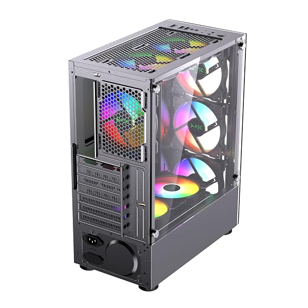 ASC Intel Core i7 Gaming Tower • GT730 2GB Graphics Card • 8GB RAM • 128GB SSD+500GB HDD • 500W 80+ PSU • Black 6 Fan RGB Gaming Case • WIFI • Windows 11 • 22" Monitor Bundle 4 ASC Intel Core i7 Gaming Tower • GT730 2GB Graphics Card • 8GB RAM • 128GB SSD+500GB HDD • 500W 80+ PSU • Black 6 Fan RGB Gaming Case • WIFI • Windows 11 • 22" Monitor Bundle - Image 4