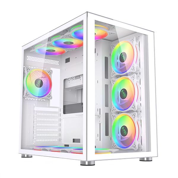 ASC Intel Core i7 Gaming Tower • GT730 2GB Graphics Card • 8GB RAM • 128GB SSD+500GB HDD • 500W 80+ PSU • White 6 Fan RGB Gaming Case • WIFI • Windows 11 3 ASC Intel Core i7 Gaming Tower • GT730 2GB Graphics Card • 8GB RAM • 128GB SSD+500GB HDD • 500W 80+ PSU • White 6 Fan RGB Gaming Case • WIFI • Windows 11 - Image 3