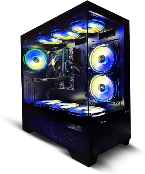 ASC Intel Core i7 Gaming Tower • GTX 750 4GB Graphics Card • 16GB RAM • 256GB SSD+1TB HDD • 500W 80+ PSU • Black 9 Fan Glass RGB Gaming Case • WIFI • Windows 11 3 ASC Intel Core i7 Gaming Tower • GTX 750 4GB Graphics Card • 16GB RAM • 256GB SSD+1TB HDD • 500W 80+ PSU • Black 9 Fan Glass RGB Gaming Case • WIFI • Windows 11 - Image 3