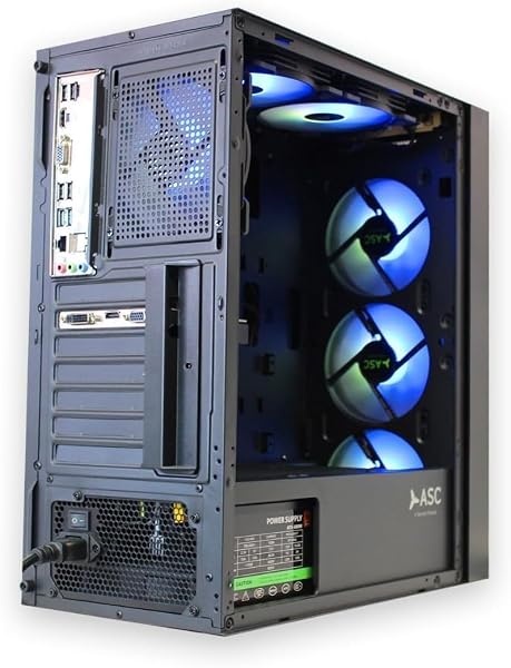 ASC TECHNOLOGY Gaming PC Tower | Intel Core i7-3770 3.90GHz | 16GB RAM | Nvidia GT730 2GB | 256GB SSD+1TB HDD | 550W 80+ PSU | Black 6 Fan RGB Case | WiFi | Windows 11 pro | 1 Year Warranty 4 ASC TECHNOLOGY Gaming PC Tower | Intel Core i7-3770 3.90GHz | 16GB RAM | Nvidia GT730 2GB | 256GB SSD+1TB HDD | 550W 80+ PSU | Black 6 Fan RGB Case | WiFi | Windows 11 pro | 1 Year Warranty - Image 4