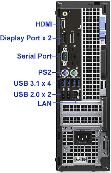 Dell FAST Optiplex 7050 SFF PC, Intel Core i5 6th Gen (4 Cores Upto 3.60Ghz), 300Mbps USB WiFi Adapter Dongle, Windows 11 Pro OS + 23" Monitor (Renewed) (16GB DDR4 RAM - 1TB SSD) 5 Dell FAST Optiplex 7050 SFF PC, Intel Core i5 6th Gen (4 Cores Upto 3.60Ghz), 300Mbps USB WiFi Adapter Dongle, Windows 11 Pro OS + 23" Monitor (Renewed) (16GB DDR4 RAM - 1TB SSD) - Image 5