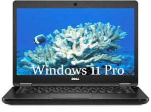Dell Latitude 5480 Laptop, 14 Inches FHD (1920x1080), Intel Core i7-6600U, 8GB RAM, 256GB SSD, QWERTY Keyboard, Windows 11 Pro (renewed)
