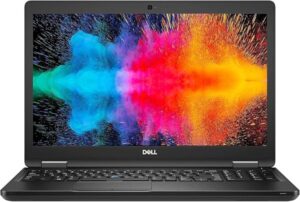 Dell Latitude 5590 Business Laptop 15.6 Inch HD Display Intel Core i5-8250U, 8GB DDR4 RAM, 256GB SSD, US QWERTY Keyboard, Windows 11 Pro (Refurbished)