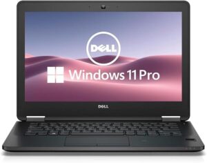 Dell Latitude 7270 Business Laptop, 12.5" Screen Display, Intel Core i5-6300U 2.4GHz, 16GB RAM, 256GB SSD, US QWERTY Keyboard, Windows 11 Pro (Renewed)