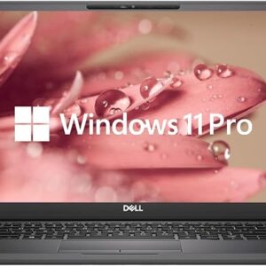 Dell Latitude 7400 Business Laptop, 14-Inch FHD Notebook, Intel Core i5-8265U, 16GB RAM, 512GB SSD, QWERTY Keyboard, Windows 11 Pro (Renewed)