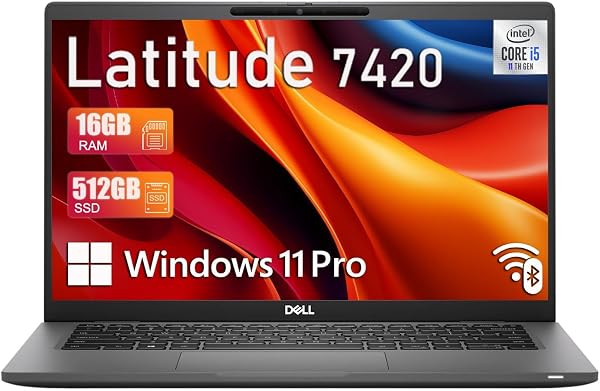 Dell Latitude 7420 Business Laptop, 14-Inch FHD (1920x1080), Intel Core i5-1135G7, 16GB RAM, 512GB SSD, US QWERTY Keyboard, Windows 11 Pro (Renewed) 1 Dell Latitude 7420 Business Laptop, 14-Inch FHD (1920x1080), Intel Core i5-1135G7, 16GB RAM, 512GB SSD, US QWERTY Keyboard, Windows 11 Pro (Renewed)