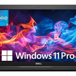 Dell Latitude 7490 Business Laptop, 14-Inch FHD (1920x1080), Intel Core i5-8250U, 16GB RAM, 512GB SSD, QWERTY Keyboard, Windows 11 Pro (Renewed)