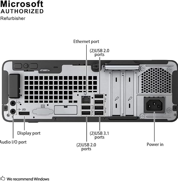 HP ProDesk 400 G6 SFF - 1TB PCIe Gen 4.0 x4 NVMe, i5 9500 (6 Cores, 4.4Ghz), 16GB DDR4 RAM, Intel UHD Graphics 630, DVD Drive, Gbit LAN, Windows 11 Pro (Renewed) 9 HP ProDesk 400 G6 SFF - 1TB PCIe Gen 4.0 x4 NVMe, i5 9500 (6 Cores, 4.4Ghz), 16GB DDR4 RAM, Intel UHD Graphics 630, DVD Drive, Gbit LAN, Windows 11 Pro (Renewed) - Image 9