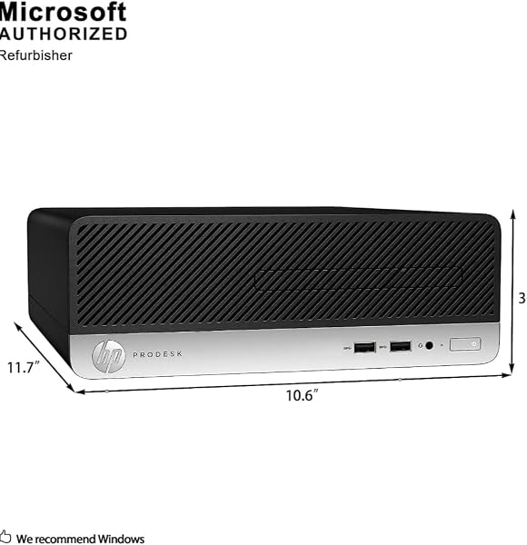 HP ProDesk 400 G6 SFF - 1TB PCIe Gen 4.0 x4 NVMe, i5 9500 (6 Cores, 4.4Ghz), 16GB DDR4 RAM, Intel UHD Graphics 630, DVD Drive, Gbit LAN, Windows 11 Pro (Renewed) 10 HP ProDesk 400 G6 SFF - 1TB PCIe Gen 4.0 x4 NVMe, i5 9500 (6 Cores, 4.4Ghz), 16GB DDR4 RAM, Intel UHD Graphics 630, DVD Drive, Gbit LAN, Windows 11 Pro (Renewed) - Image 10
